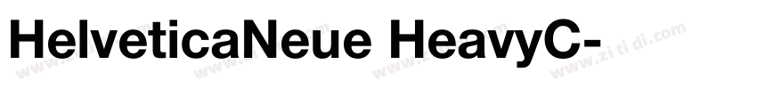 HelveticaNeue HeavyC字体转换